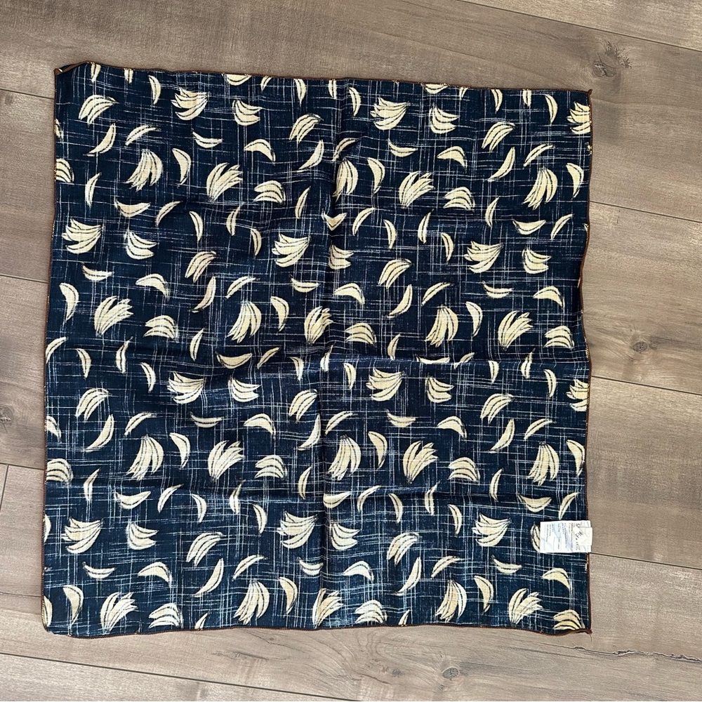 Banana Print Navy Bandana - Picture 2 of 2